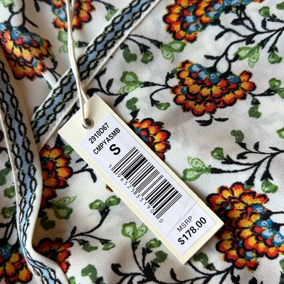 NWT Max Studio Smocked Waist Midi Dress - Picture 7 of 7